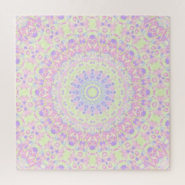Puzzle Mandala Coloré  (Vertical)