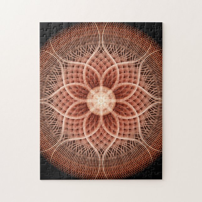 Puzzle Mandala de Lotus de transe (Vertical)