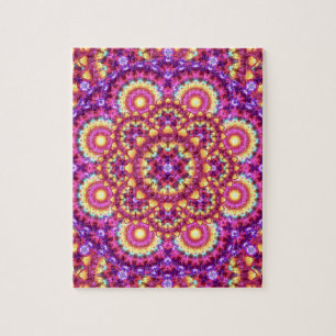Puzzle Mandala de Matrix d'arc-en-ciel
