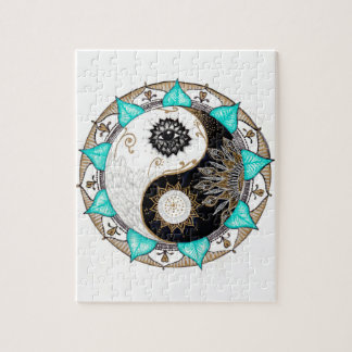Puzzle Mandala de Yin Yang