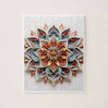 Mandala Puzzle, 8" x 10", 110 pièces