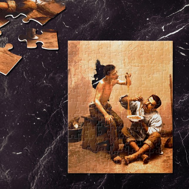 Puzzle Mangeur de spaghettis (Créateur téléchargé)