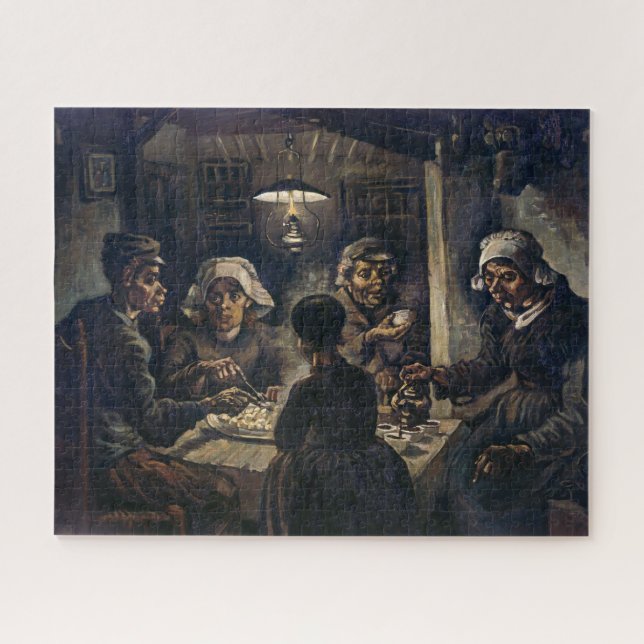 Puzzle Mangeurs de pommes de terre | Van Gogh | (Horizontal)