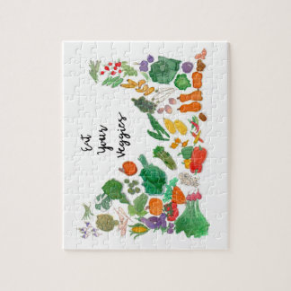 Puzzle Mangez de votre légume (le végétalien végétal