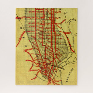 Puzzle Manhattan Elevated Railway System (1900) Partie I