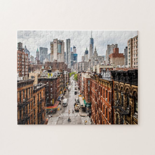 Puzzle Manhattan Skyline New York. (Horizontal)