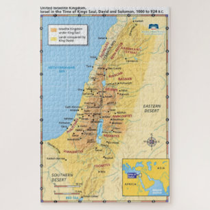 Puzzle Map of United Israelite Kingdom