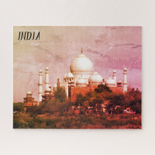Puzzle marbre de taj mahal inde