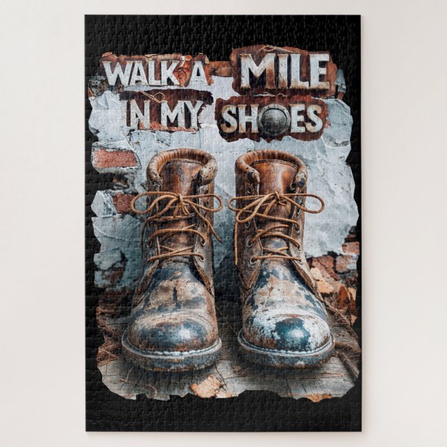 Puzzle Marcher à un kilomètre dans mes chaussures - Inspi (Vertical)