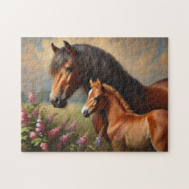 Puzzle Mare de Baie avec une peinture Fleur sauvage de Fo (Horizontal)