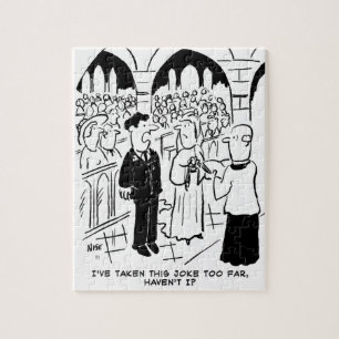 Puzzle Mariage - Bridegroom Practical Joke Cartoon