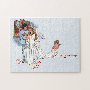 Puzzle mariage de conte de fées