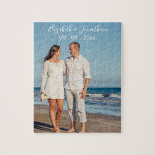 Puzzle Mariage de destination avec photo personnalisée