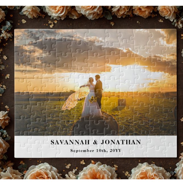Puzzle Mariage photo horizontal (Créateur téléchargé)
