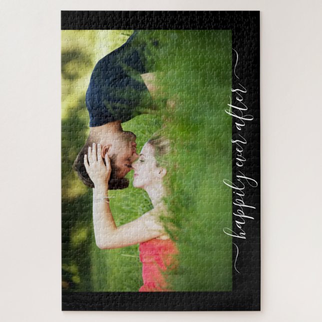 Puzzle Mariage Photo Romance Happy Jamais Après (Vertical)