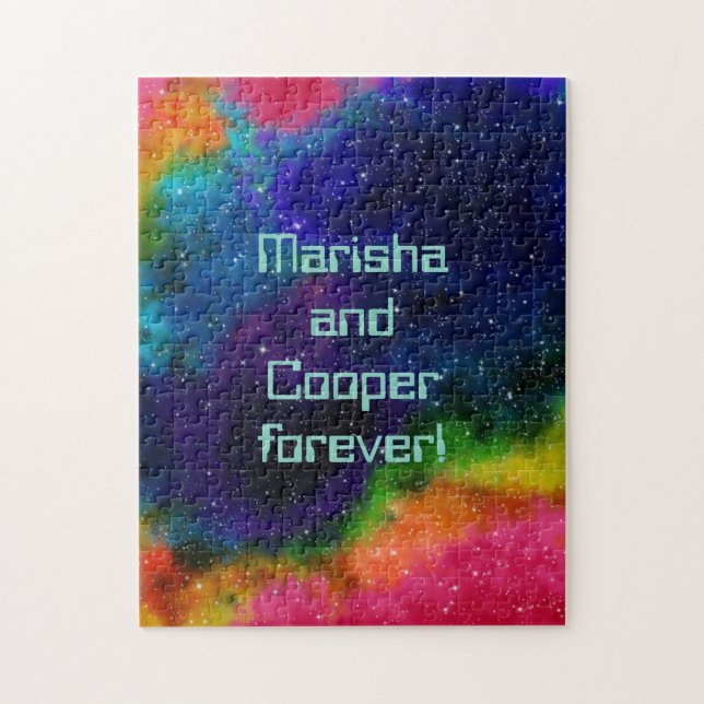 Puzzle Mariage Sci-Fi Galactique (Vertical)