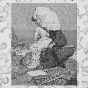 Puzzle Mariage vintage, les mariés de la plage