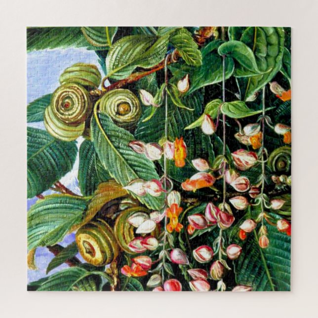Puzzle Marianne North : Un chêne Darjeeling, (Vertical)