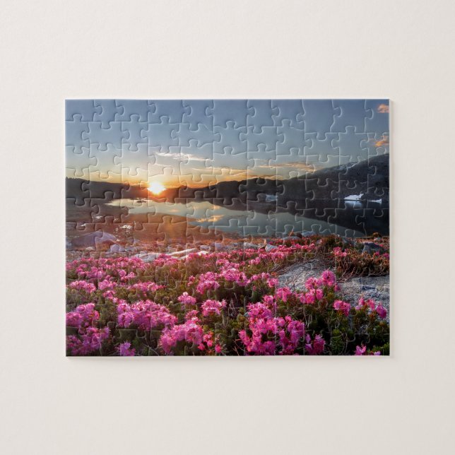 Puzzle Marie Lakes Sunrise - sentier John Muir - Ansel Ad (Horizontal)