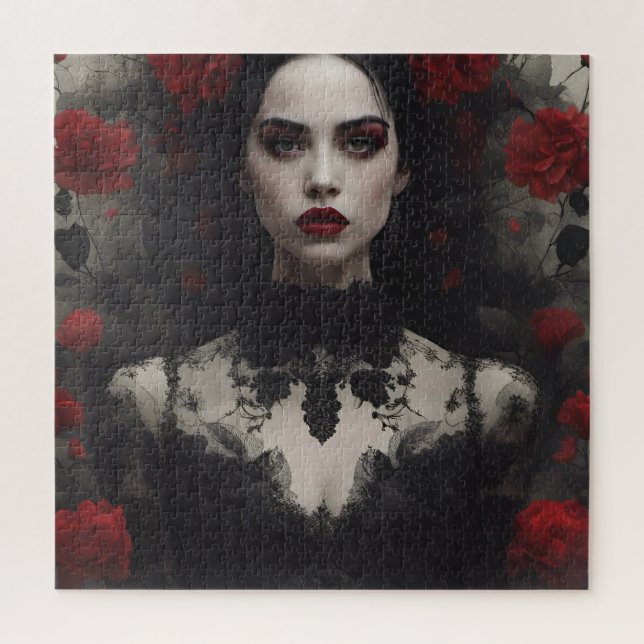 Puzzle Mariée gothique (Vertical)