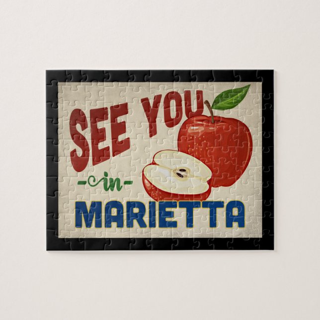 Puzzle Marietta Georgia Apple - Vintage voyage (Horizontal)