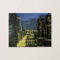 Marina Towers, Chicago River, Wacker Drive,