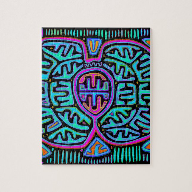 Puzzle Mariposa indienne de Kuna (Vertical)