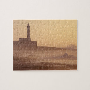 Puzzle Maroc, Rabat, Phare au coucher du soleil avec