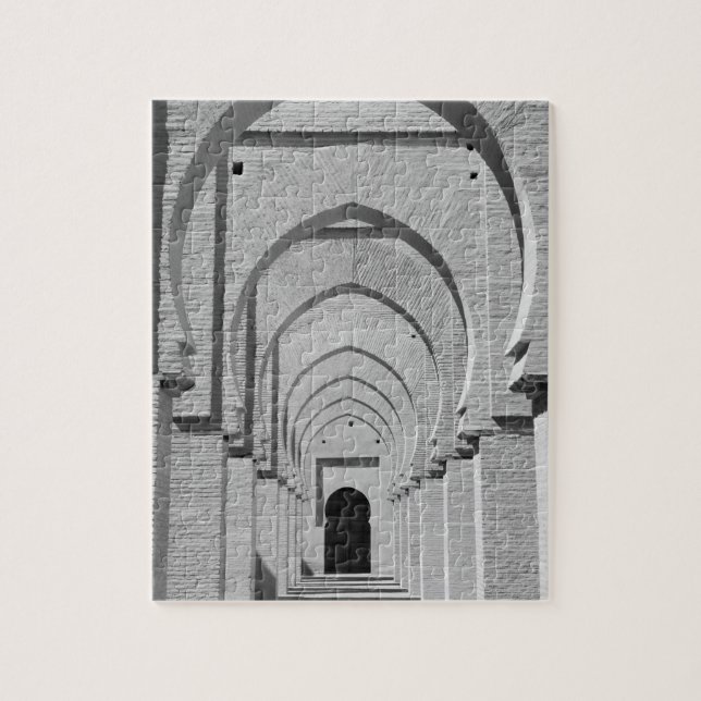 Puzzle MAROC, Tizi, N, route de la passe d'essai, TIN MAL (Vertical)