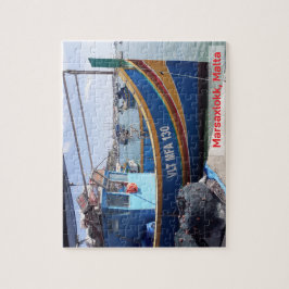 Puzzle Marsaxlokk Bateaux de pêche Malte