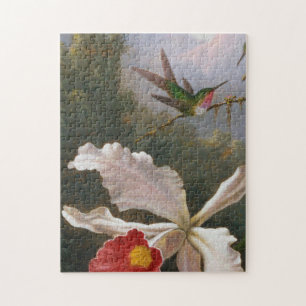 Puzzle Martin Johnson Heade - Colibris Au-Dessus D'Un Bla