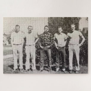 Puzzle masculin des années 1950