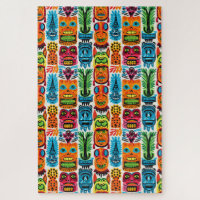Masques de Tiki Tropical Whimsical