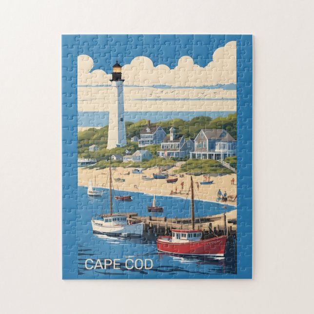 Puzzle Massachusetts de Cape Cod (Vertical)