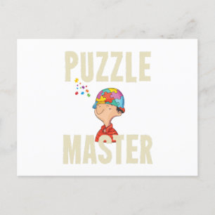 Puzzle Master Postkarte
