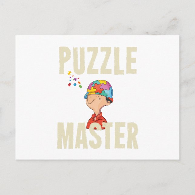 Puzzle Master Postkarte (Vorderseite)