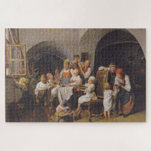 Puzzle Matin de Noël (par Ferdinand Georg Waldmüller)