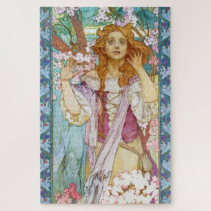 Puzzle Maud Adams, Jeanne d'Arc, Mucha