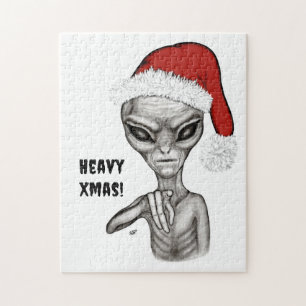 Puzzle Mauvais Alien, Lourds Noël !