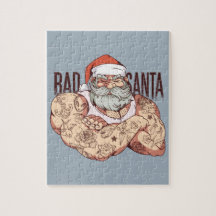 Mauvais Père Noël de tatouage