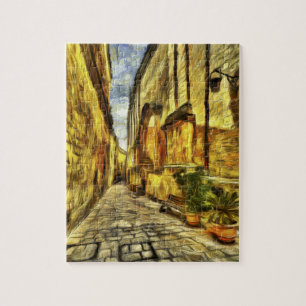 Puzzle Mdina Street Malte Van Gogh