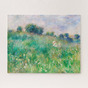 Puzzle Meadow by Auguste Renoir Green Woman Child