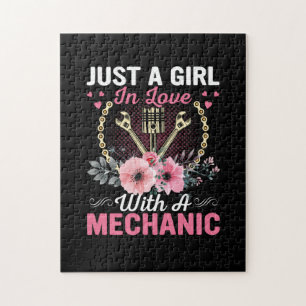 Puzzle Mécanique Juste Une Fille Amoureuse Avec Un Mécani