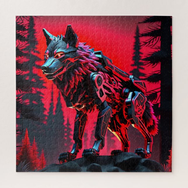 Puzzle Mecha Wolf (Vertical)