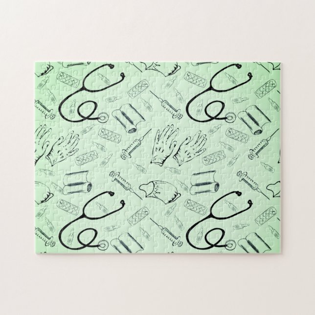 Puzzle médecin chirurgien vintage (Horizontal)