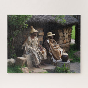 Puzzle Médecin traditionnel du chef Basotho.