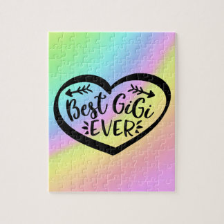 Puzzle Meilleur cadeau de coeur Gigi Ever
