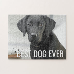 Puzzle Meilleur Chien Jamais Nom Personnalisé Animal Pho