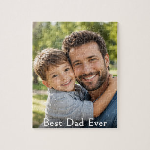 Puzzle Meilleur Papa Personnalisé Cadeau Photo Souvenir