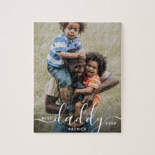 Puzzle Meilleur Papa Personnalisé Photo Fête des Pères